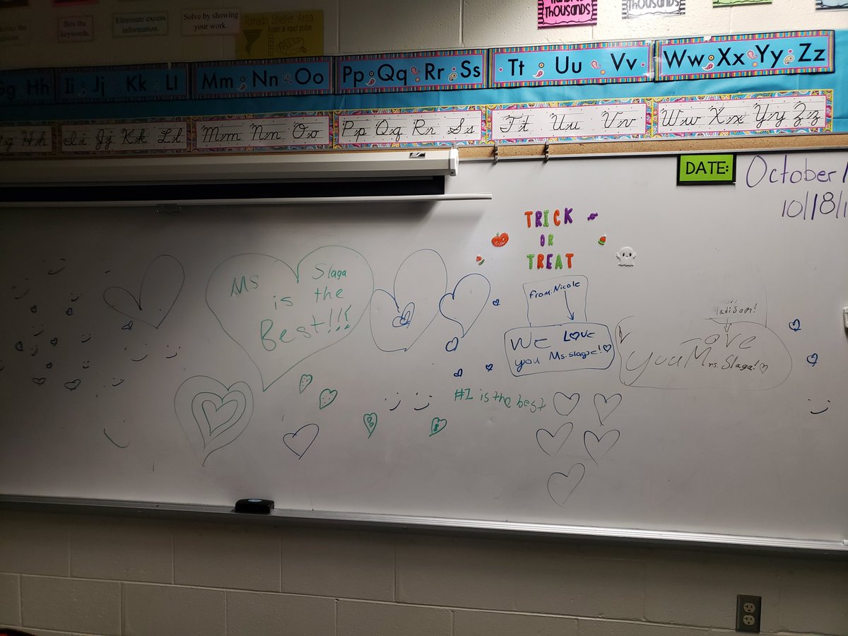 Some kiddos spent their fun Friday writing me notes on the board. This makes it all worth it. 😍