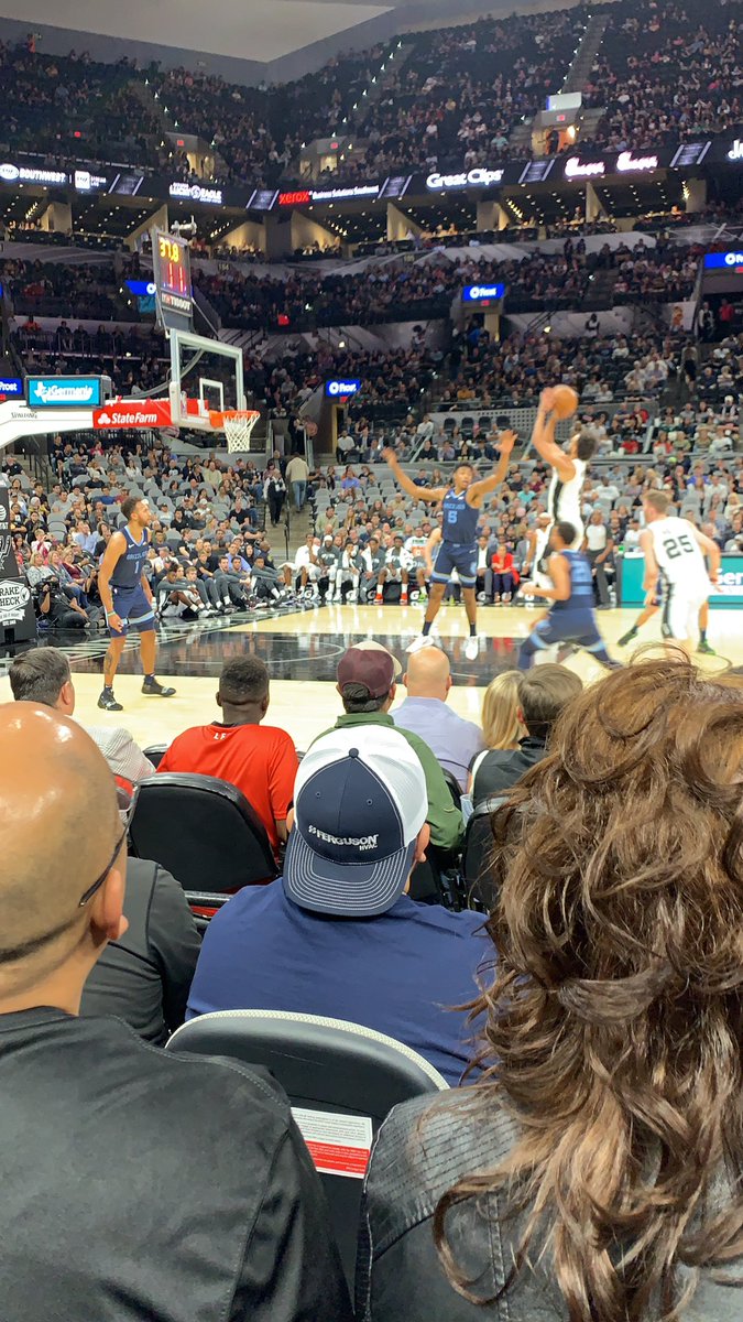 jag_eddie's tweet photo. Our new seats for the season! #row6 #gospursgo https://t.co/tjC0HkAn9D