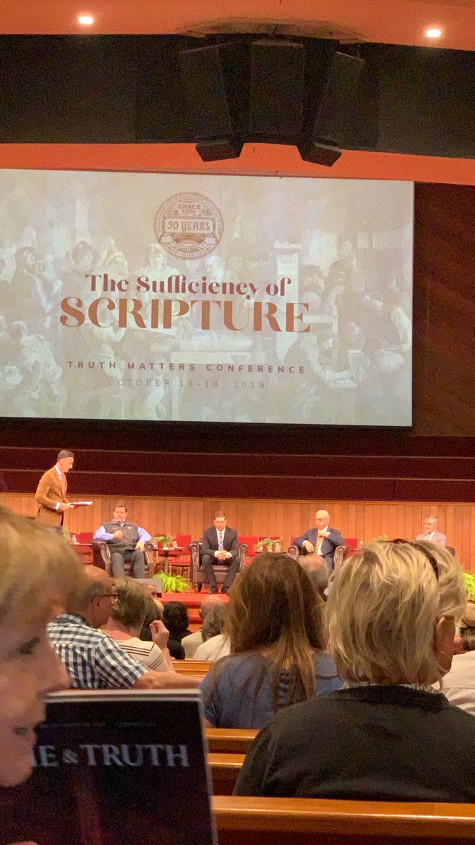 the_GodcastJF's tweet image. Second Q &amp;amp; A #TruthMatters 
#sufficiencyofscripture

HERE WE GO!

@ToddFriel @Phil_Johnson_ @JustinPetersMin @MikeRiccardi_ @gracetoyou @johnmacarthur