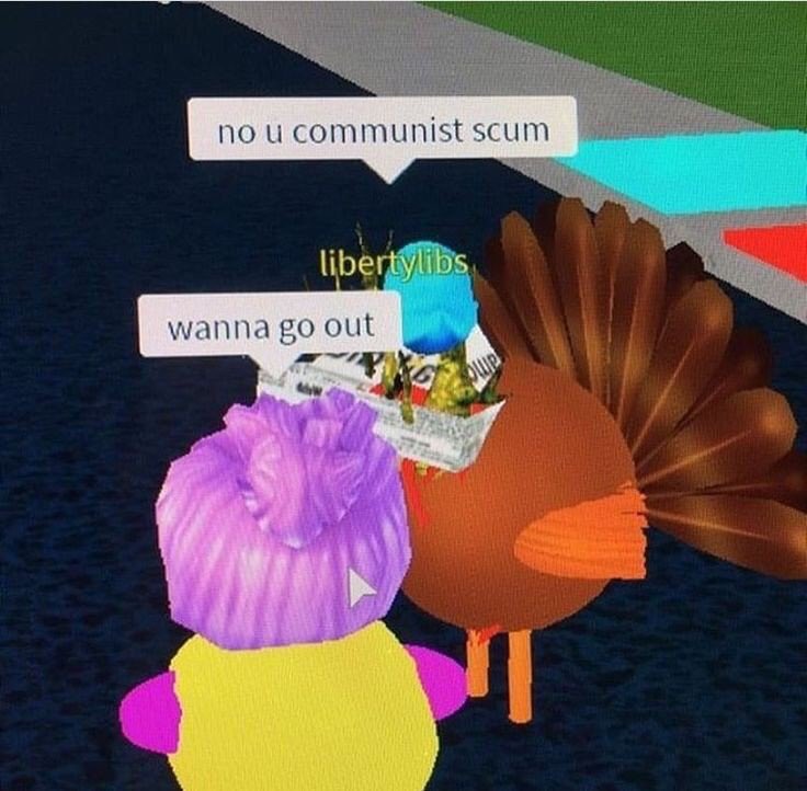 Reaction Pics More On Twitter Roblox You Communist Scum - no u roblox meme