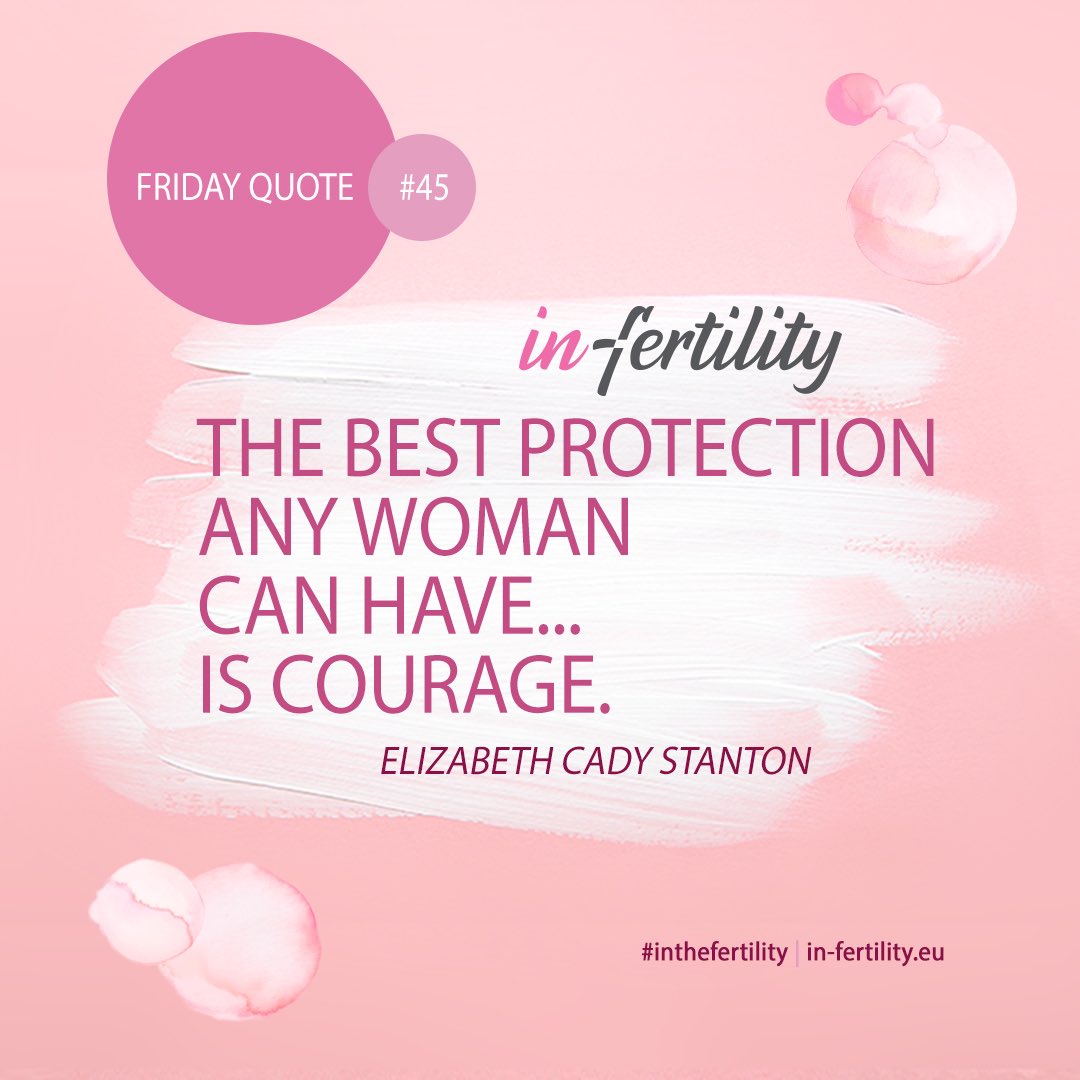 inthefertility's tweet photo. Friday's Quote #inthefertility from Elizabeth C. Stanton. Have a great weekend!
#infertility #fertility #ttc #ttctribe #fertilityprotection #pregnancy #ivf #pcos #endometriosis #fertilityeducation #quote #women #courage #inspiration #ttcsisters #sheneeds2know #fridayfeeling https://t.co/SUTf5RZ3vk