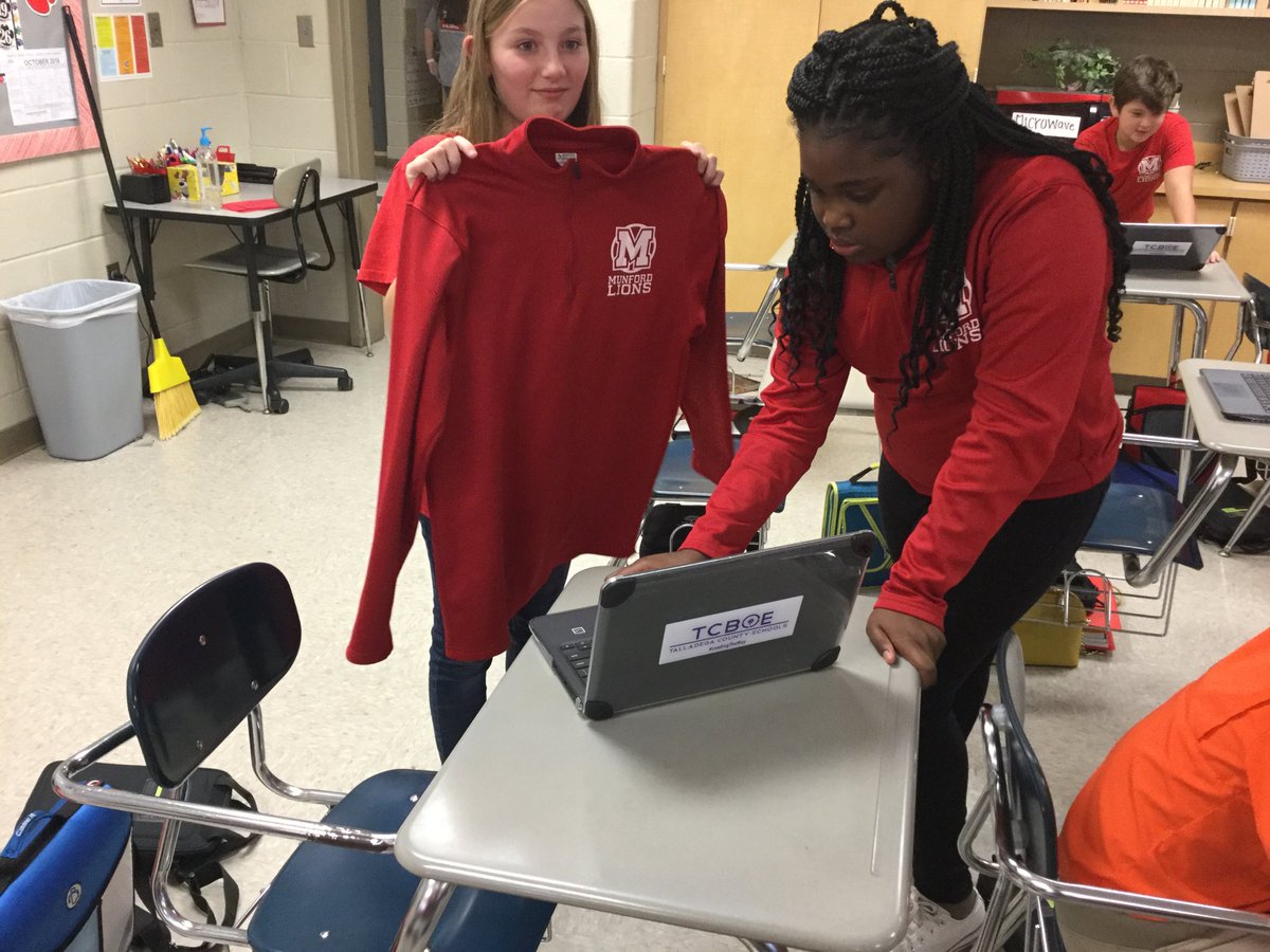 DixonMms's tweet photo. Ss beginning their investigations of where their clothes were made and the cost for each piece!@TCBOE ⁦@MunfordMiddleAL⁩ #empoweredMMS https://t.co/tG9D7BLV2m