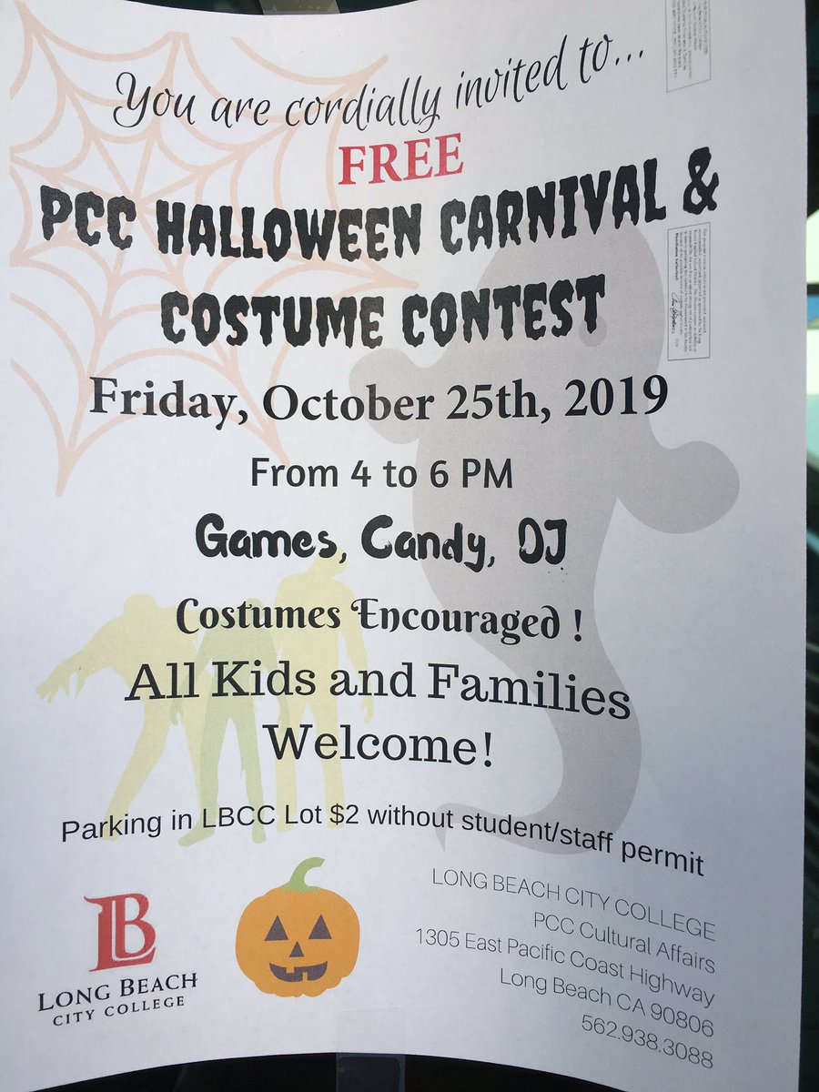 LBCCPolice's tweet photo. PCC Halloween Carnival https://t.co/f9q3Gnmgkh