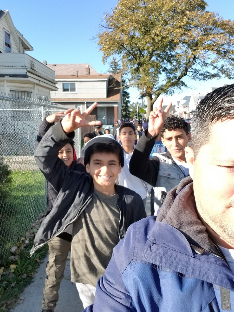 hps_school's tweet photo. Our emergency evacuation drill went very well! Thank you to the students and staff for being awesome and to the the Hamtramck Police Department for ensuring our safety on the walk. #SafetyFirst https://t.co/7zzwsU8Ggw