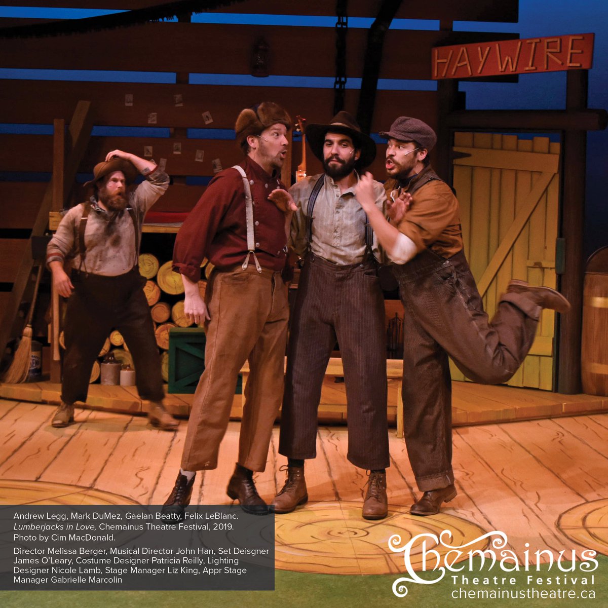 ChemainusThtr's tweet image. Happy Opening to the Cast and Crew of Lumberjacks in Love! Break a Leg! Don't miss this log splitting musical comedy. Head on over to our website to get your tickets now!