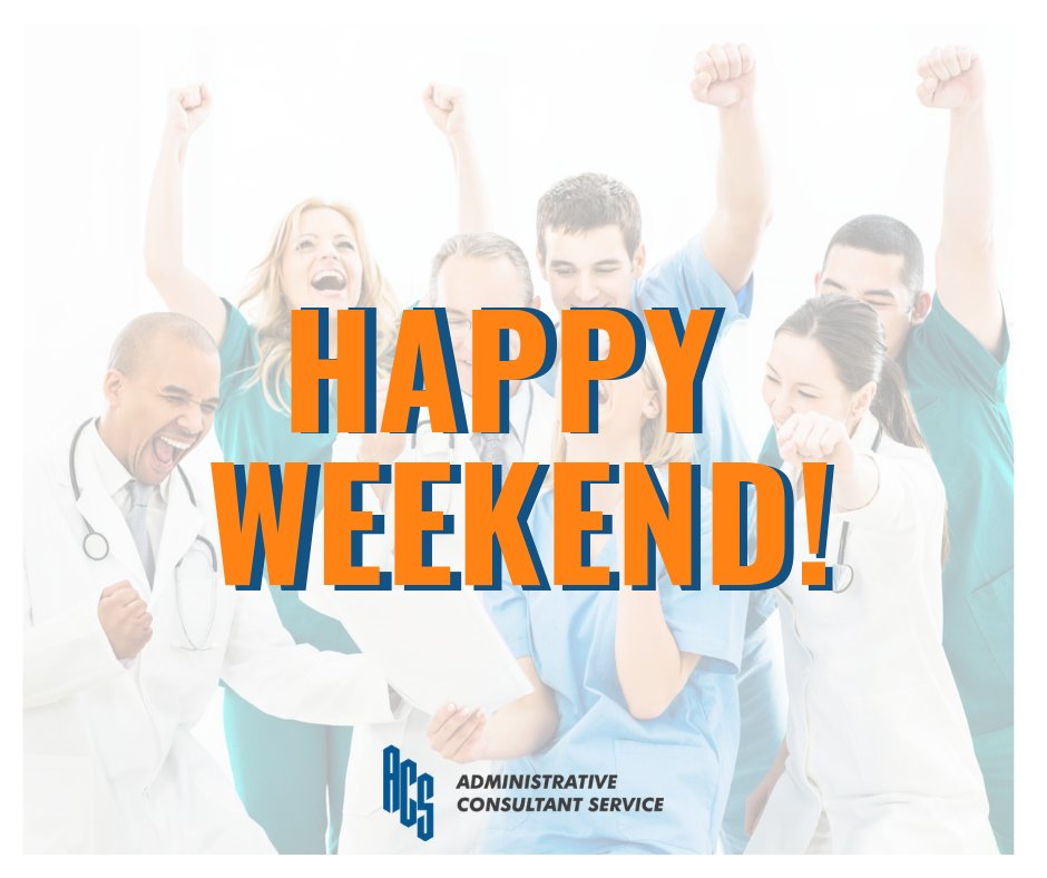 ACSConsults's tweet photo. Congratulations! We made it to the weekend! https://t.co/18Uq7dQPbm
