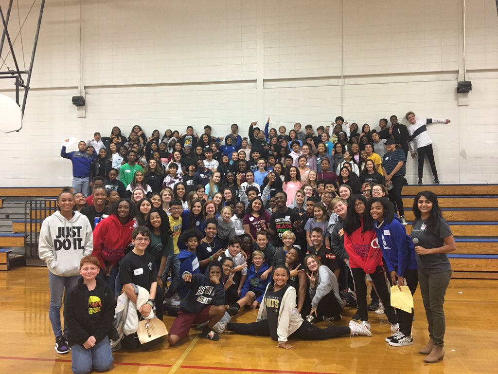 MrsKapella's tweet photo. A great day at The Bridge! Empathy & acceptance lessons led by high school students (lots of amazing HBMS alums). New relationships built while participating in valuable lessons! Thank you @MarketSourceInc for being a fantastic support to our students. #ChangeMakerDay https://t.co/HXD1XDbJtL