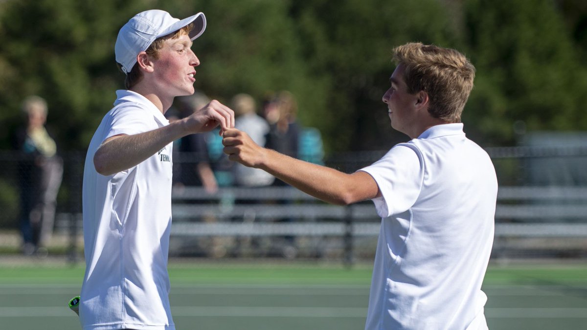 PrepExtra's tweet photo. Nick O'Shea likely has a seat at the next Works' family function, as O'Shea and Grady Works claimed the Class A No. 1 doubles title.

O'Shea also teamed with Duncan Works to win a championship in 2017 #nebpreps

https://t.co/4k4uirwvkQ https://t.co/zKvhDvMaRh