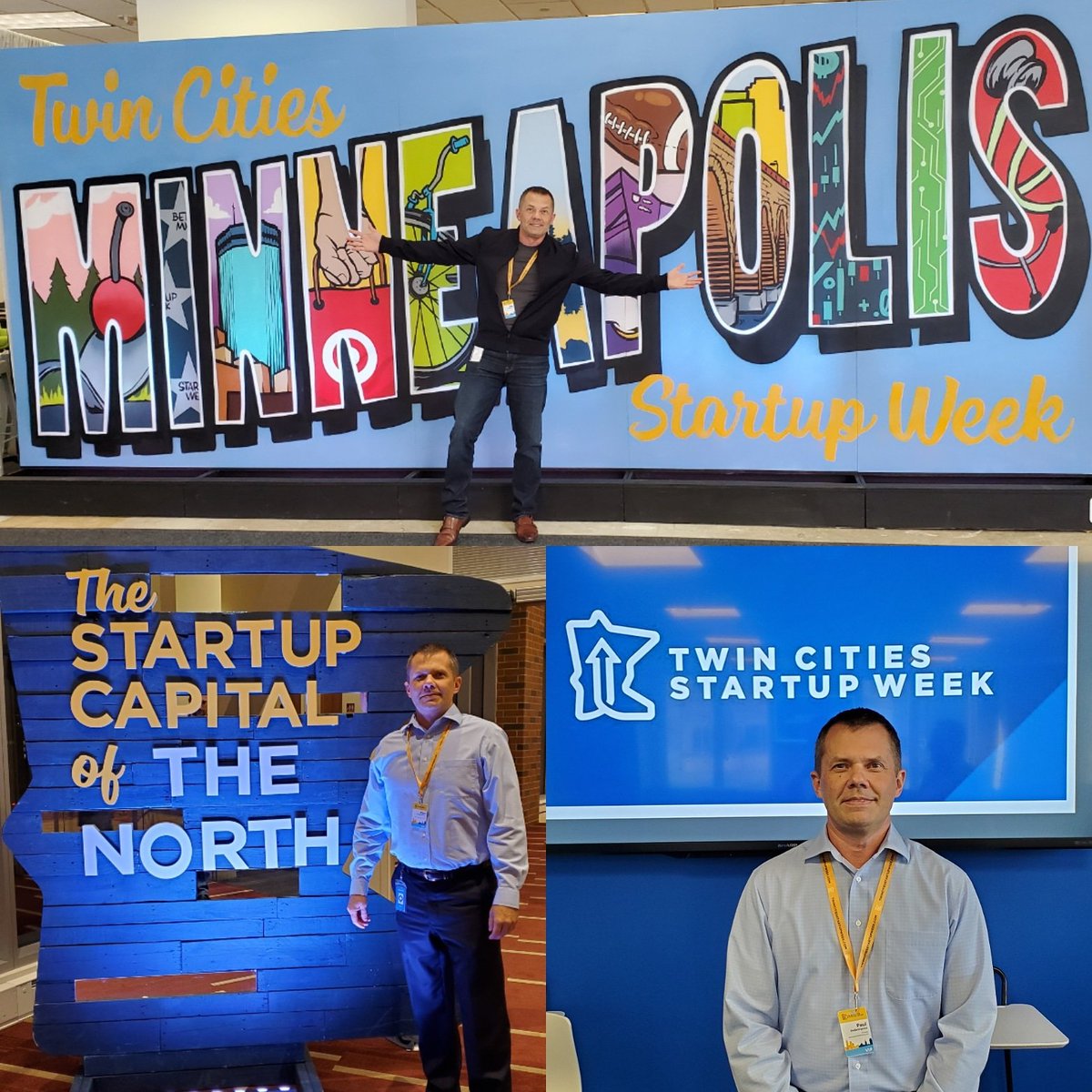 MNHeadhunter's tweet photo. I'll look back on Twin Cities Startup Week 2019 as a pivotal time in the next stage of my career when things clicked in my brain, ideas were affirmed, opportunities were revealed and I knew I was indeed on the right path. Feeling happy and grateful. #TCSW19 #MNtech #RecruiterLife https://t.co/p6W7hdVHge