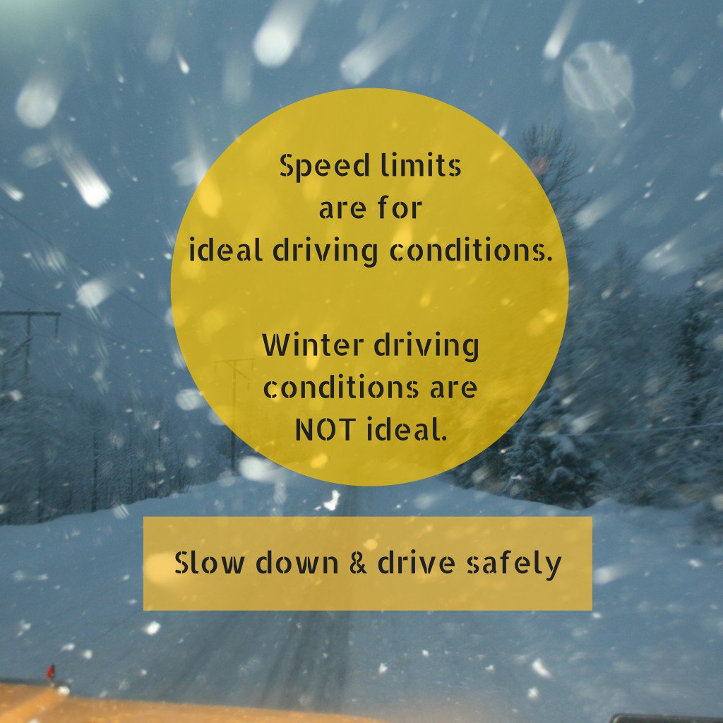 TranBC's tweet image. Of speed limits and driving conditions... #deductivelogic #shiftintowinter