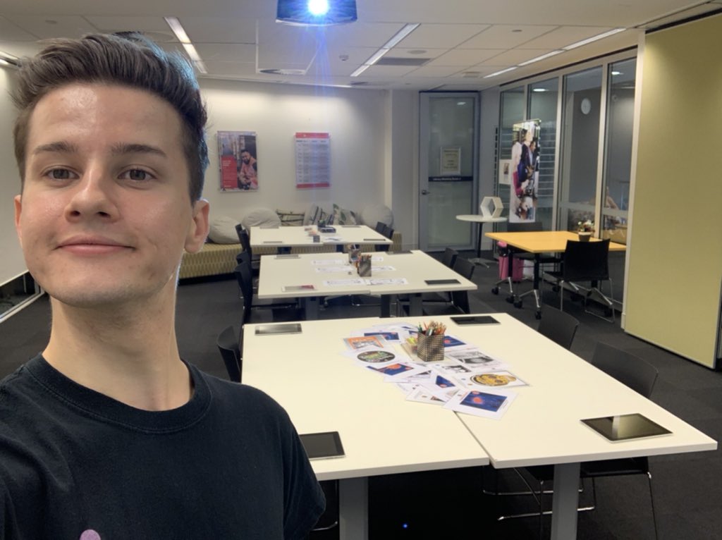 scott_millar_'s tweet photo. All set for our #AugmentedReality and #MiniInnovators workshop at #GCLibraries this morning with some awesome 6-10 year olds learning about #AR and #Design ✨✨✨ https://t.co/Rq7dYpoeY7