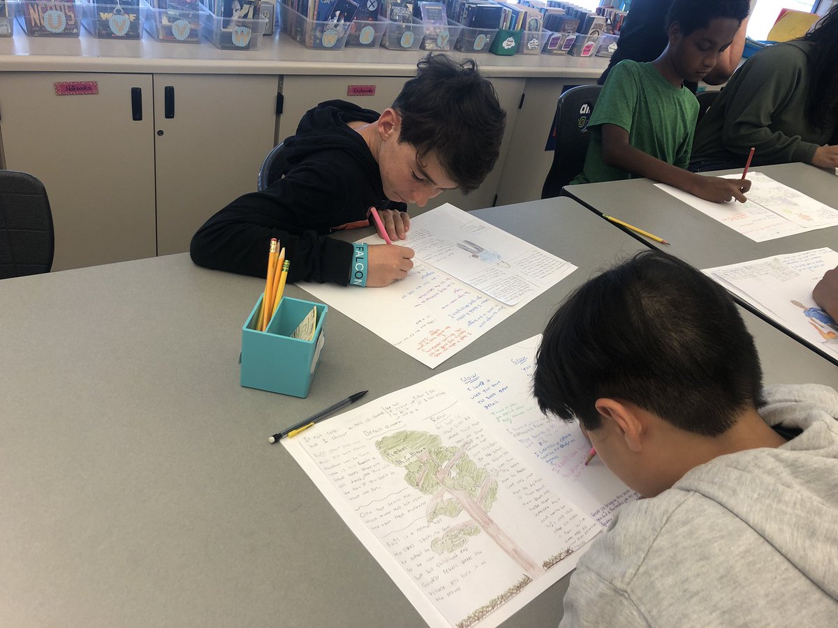 michelleciecek's tweet photo. Amazing work @utt_falcons Workshop Academy Ts & Ss! They celebrated all that they have learned in their #InvestigatingCharacterization unit & had the opportunity to Skype w/ an author to connect their reading work w/ their upcoming writing unit. @TUSDschools #tusdela #tusdrw https://t.co/XqrQDvccXR
