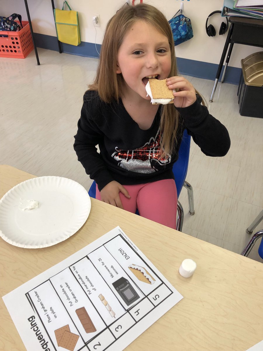 MsDyevoich's tweet photo. We love a #VisualRecipe on a Friday! π©βπ³ π¨βπ³ They incorporate awesome reading/writing, sequencing, recall and opinion response targets. π« @FSDVikings https://t.co/iaNSpSmLns