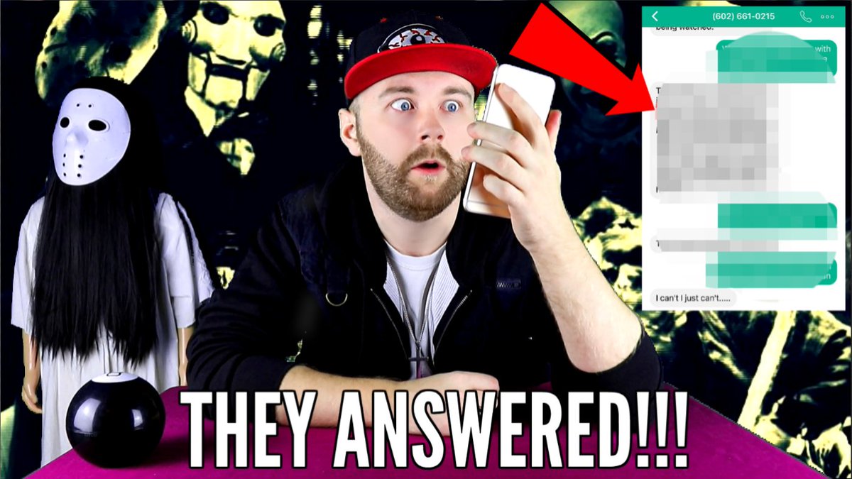 MichaelFessey's tweet photo. CURSED PHONE NUMBER CALLED ME BACK!!! WITH DISTURBING TEXTS!!! Calling Cursed Number *GONE WRONG*
.
https://t.co/mtdzQNllLg
.
.
#whatshallwedonext #ScaryPhoneCalls #ScaryPhoneCall #CursedPhoneNumber #PhoneCall #PhoneCalls #Cursed #Phone #CallingCursedPhoneNumbers #CursedNumbers https://t.co/5z7oI1uuVT