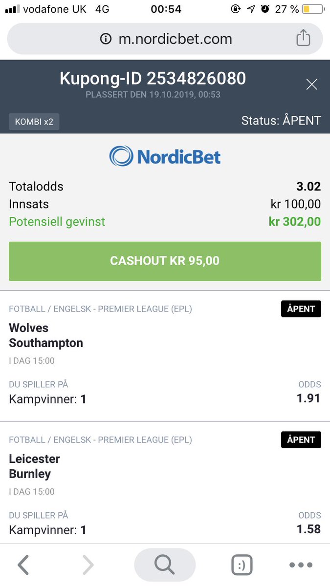 Embrik95's tweet photo. #bobocupen @NordicBetNO https://t.co/bkBiMBfMjP