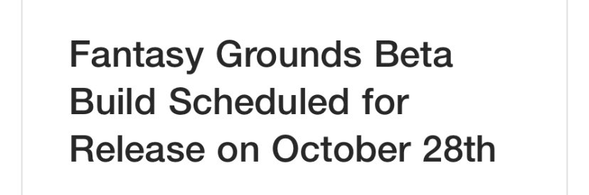 FantasyGrounds2's tweet photo. It’s official! https://t.co/Oe9bX96aNG