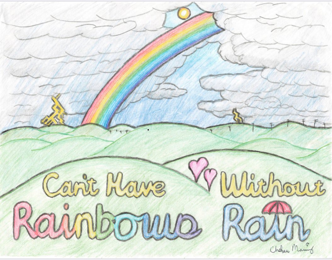 xychelsea's tweet image. Hi all, I see lots happening out there (can't really keep up TBH) just wanted to share some artwork from my tiny corner of the world - thank you all so very much, I'm always thinking of y'all ☔️🌈💕