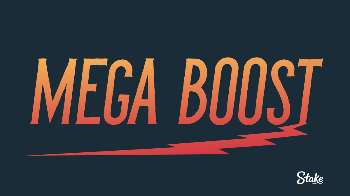 Stake's tweet photo. What a week for us here at Stake. What better way to celebrate than a Mega Boost! Coming soon to all you VIPs 😎 #stake #stakerace #bitcoin https://t.co/IeDNoWuLSZ