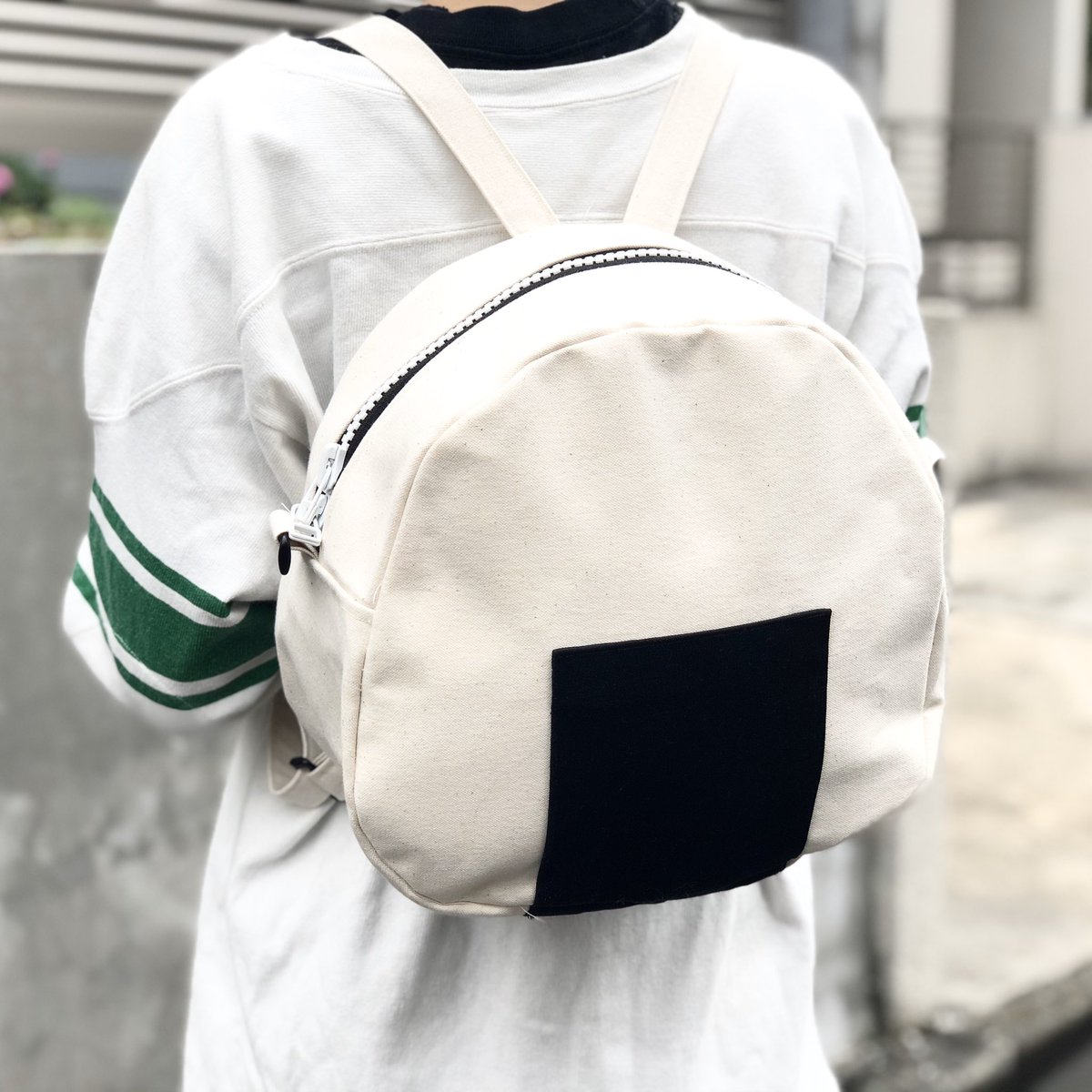 No-cicca おにぎりリュック ベジリュックとオニギリュック。 あくまで大人用😤笑 突然思いつきで