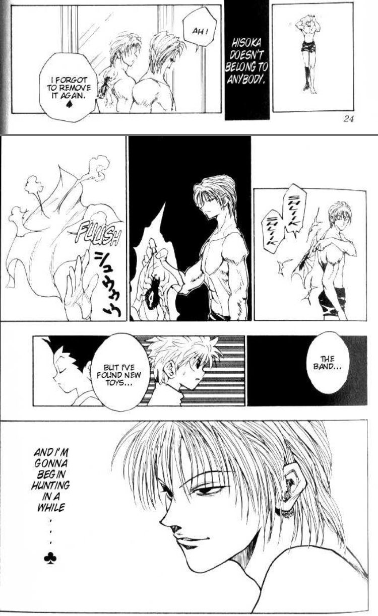 Hoshiumis Arm Rest Real Manga Hisoka With His Hair Down Really Does Look Like A Whole New Character Hoshiumis Arm Rest Real Manga Hisoka With His Hair Down Really Does Look Like A Whole New Character
