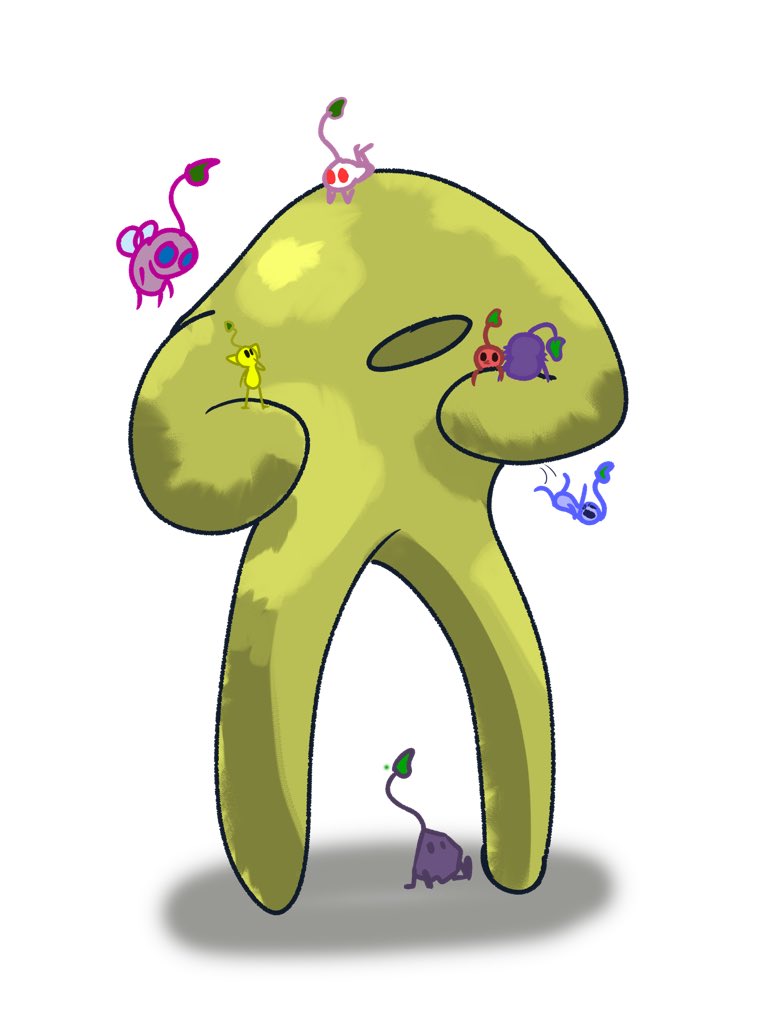 Very quick image I made of plasm wraith from pikmin 3! pic.twitter.com/GCGc...