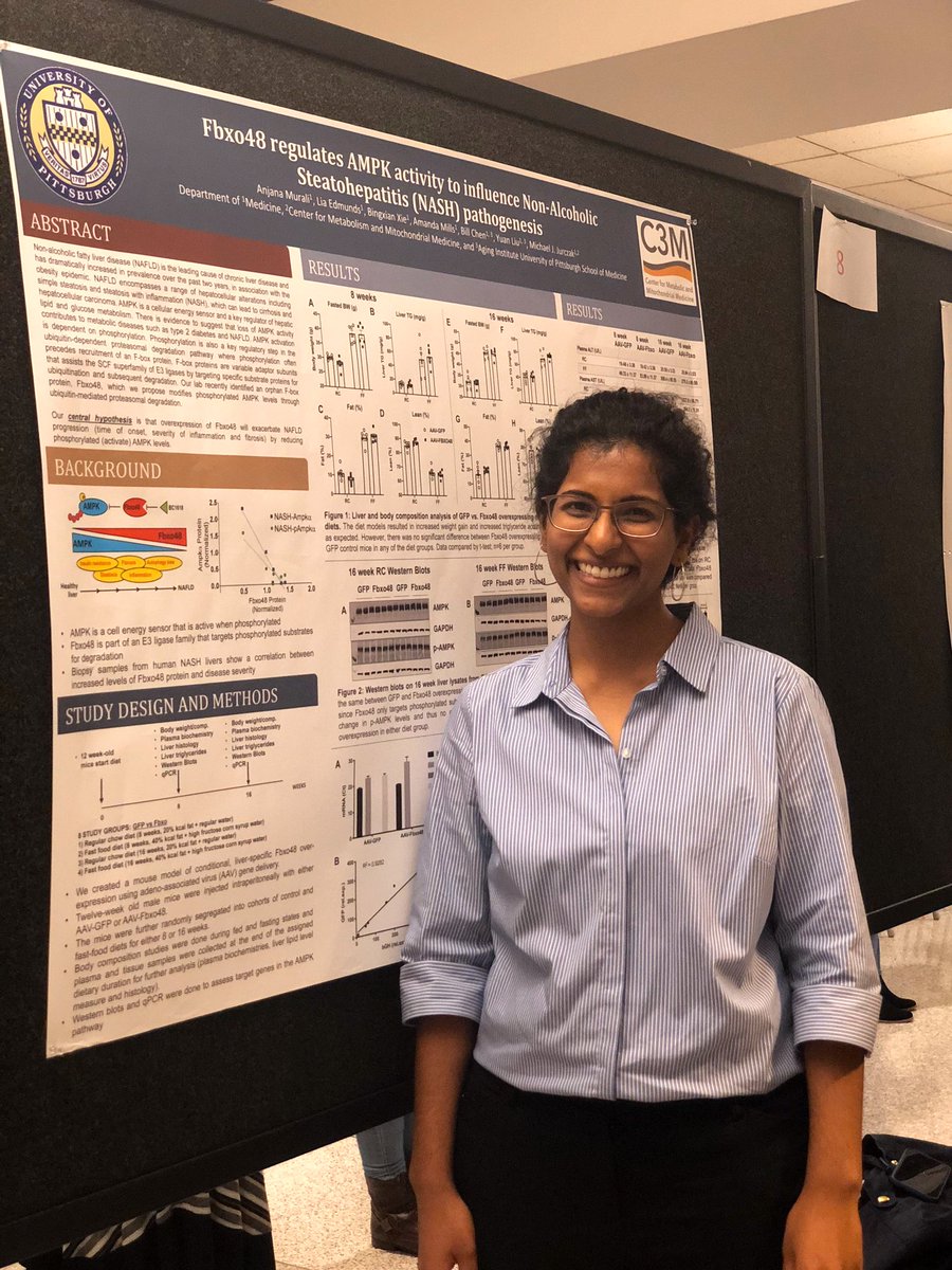 amurali327's tweet photo. 11th annual PSTP retreat βοΈ
Love having the opportunity to present my research findings and learning about all the cool research happening in the βBurgh #FuturePhysicianScientist #h2p @UPittEndo @PittMedStudents https://t.co/N3dUQioOjB
