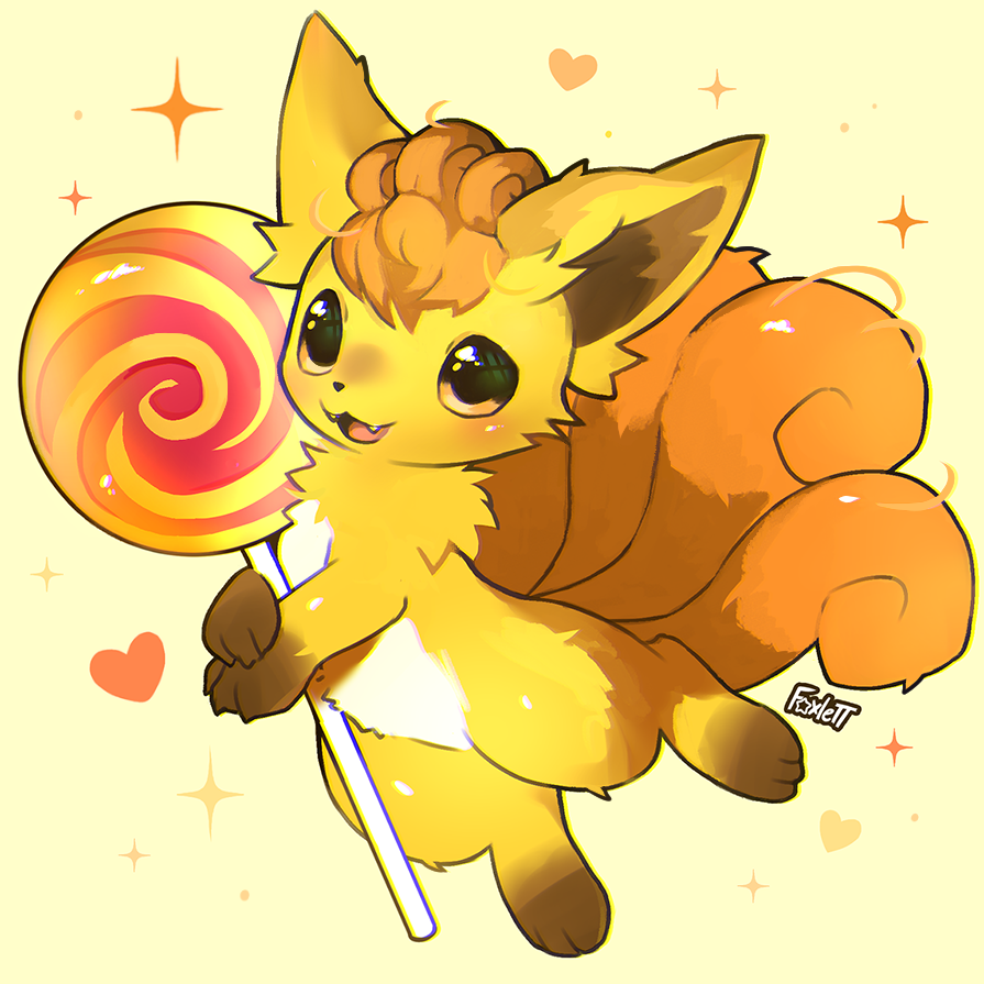f0xlett's tweet photo. shiny vulpix 🍭 https://t.co/44B93xtbem