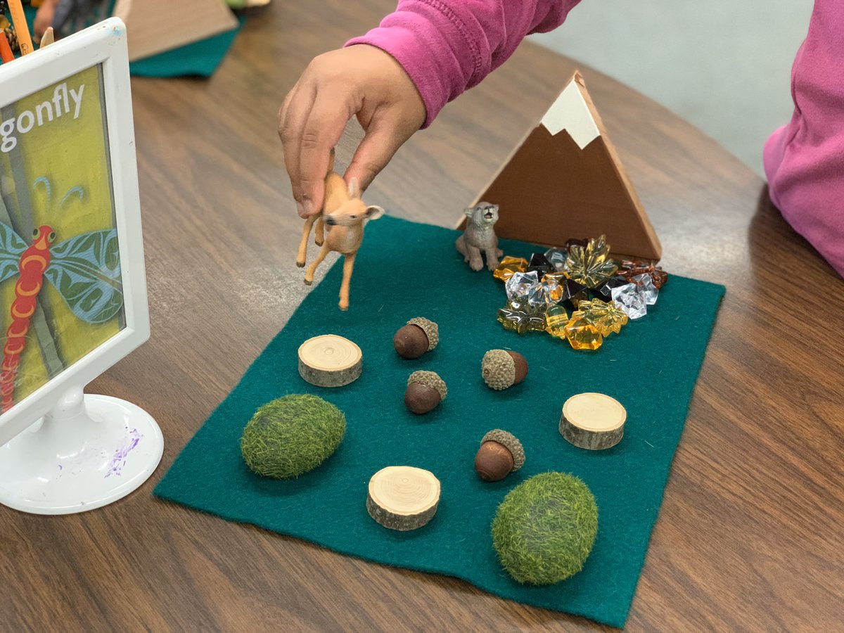 After reading fall stories, we created our own fall stories. #JoyofStory #storystudio #story37