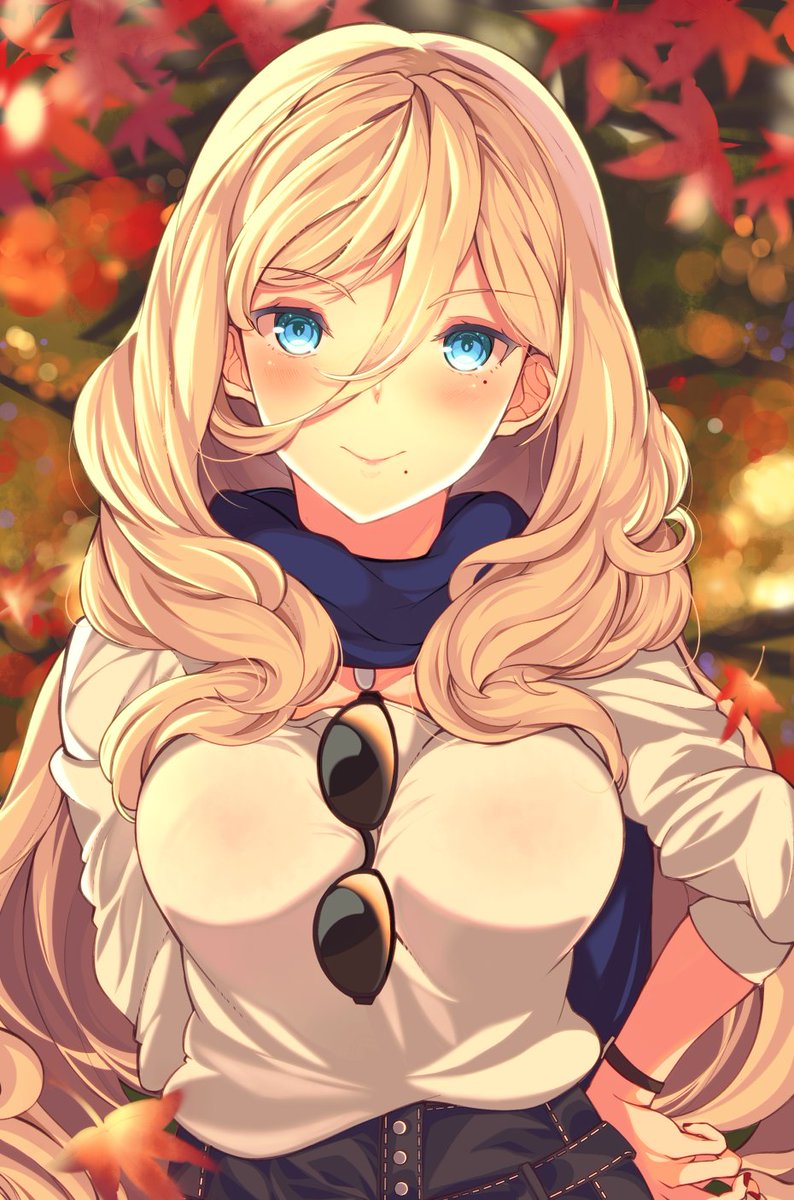 リシュリュー(艦これ) 「#巨乳を貼るとRTといいねがブワアアァって伸びる
でかい。 」|水ようかんのイラスト
