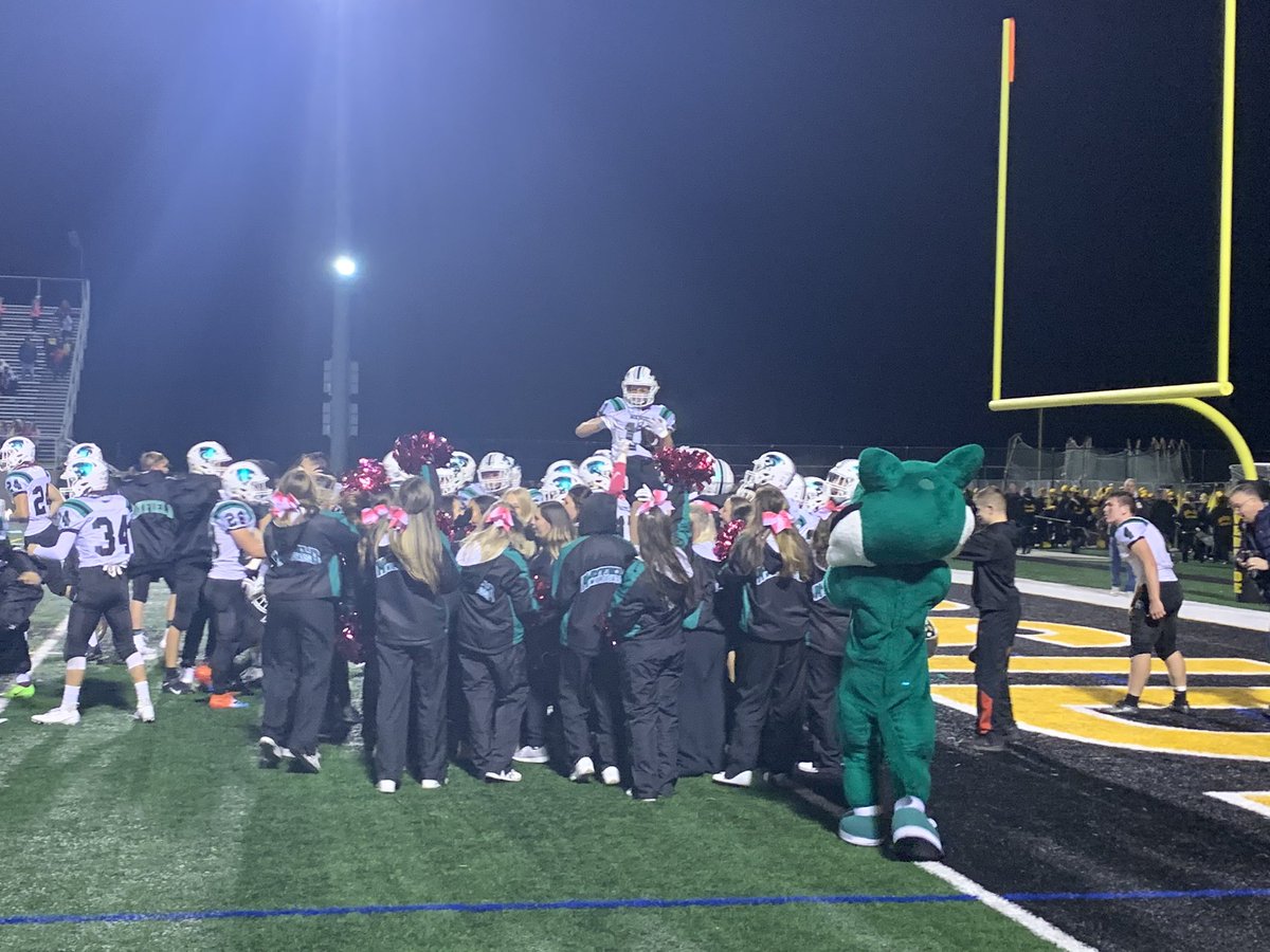 Wildcats win in OT on a 6 yard TD pass from Huss to Guzzo Mayfield 20 - Riverside 17 <a href="/FOX8FNTD/">FridayNightTouchdown</a> &gt;#WildcatPride