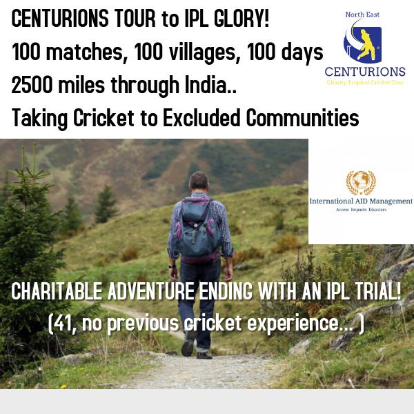 Protecting At Risk Populations from Trafficking &amp; Disasters &amp; Achieving Charitable Goals for Excluded Communities

100 MATCHES, 100 VILLAGES, 100 DAYS.. 2500KM!!

Follow for TOUR UPDATES!!🌴🌱

Taking Cricket to Excluded Communities <a href="/AidManagement/">International AID Management</a>