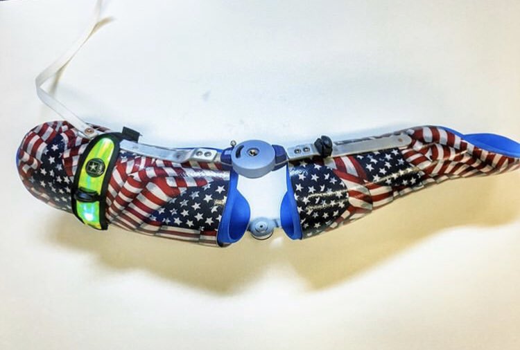 We built a custom LED Line Cutterz prosthetic arm band for a hero who loves fishing. This innovative device allowed him to cut braided line one handed which meant no more struggles cutting fishing line. An amazing project for an amazing guy who fought to protect our freedom.