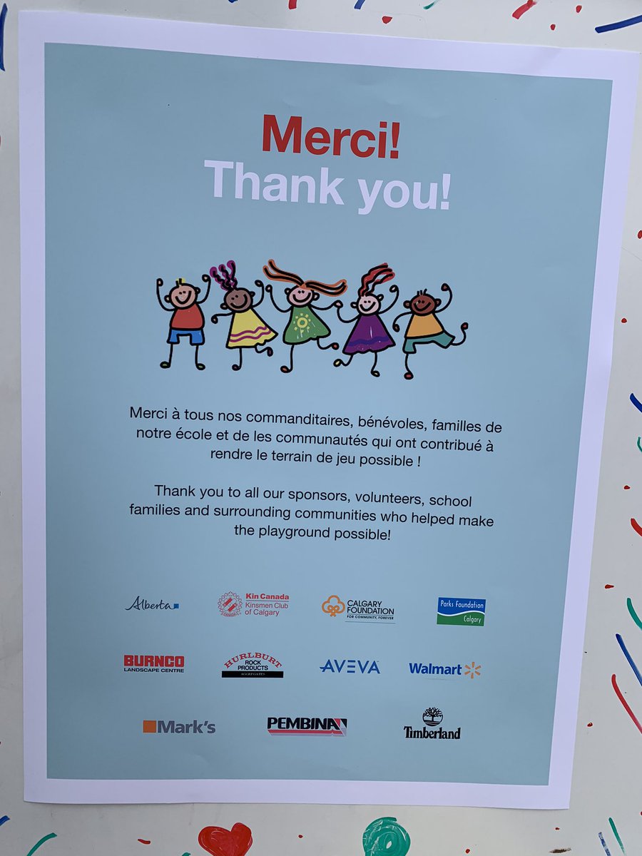 RichardGotfried's tweet photo. @stoc_CCSD @CCSD_edu my thx for including me in the new playground ribbon cutting. It was a pleasure to present a #CFEP #ABCulture cheque.A shout out to all the volunteers & donors including @ParksFdnCalgary @CalgaryKinsmen for their support. #buildingcommunity #getoutsideandplay https://t.co/tJ9tCd8RPU