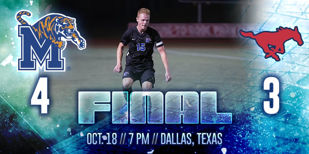 FINAL | ARTUR DE LUCA!! 52 seconds into overtime,  Memphis gives the Mustangs their first loss of the season!!

#GoTigersGo