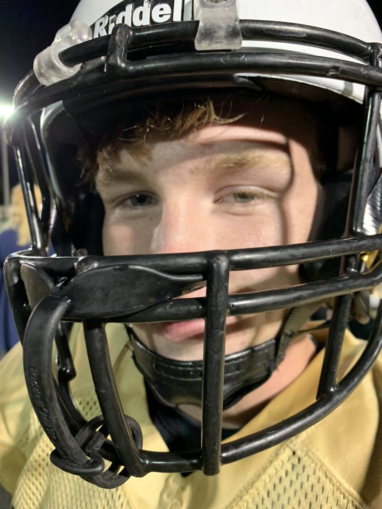 KevinGLowery's tweet photo. Sophomore Peyton Mitchell just scored his second varsity touchdown of the season! 60-12 LHS with 7:00 to go in the game! @jacketnation417 @kevronandt @scoreboardguy @OzarksOzone https://t.co/fFIkbPqaIu