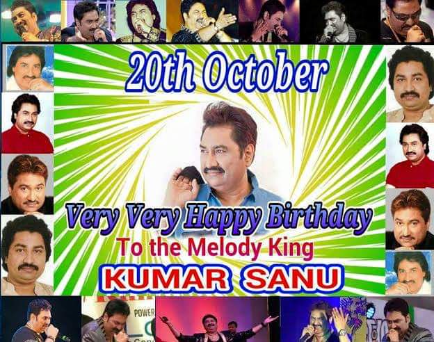 Melody King Kumar Sanu ji ka happy birthday to all 