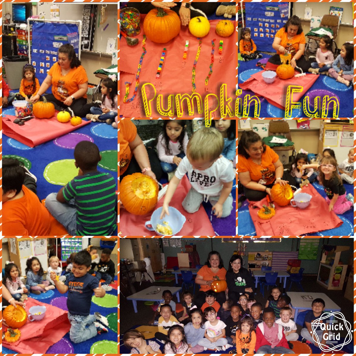 iselacedillo18's tweet photo. Learning about pumpkins was so much fun in PK today!! We sorted by size and measured our pumpkins and then we got to carve our pumpkin!! 🎃 #everychildeveryday @HumbleISD_OE @Jyp41Pingel @IkiaHuff @HumbleISD_PREK https://t.co/bA7QPCEtdi