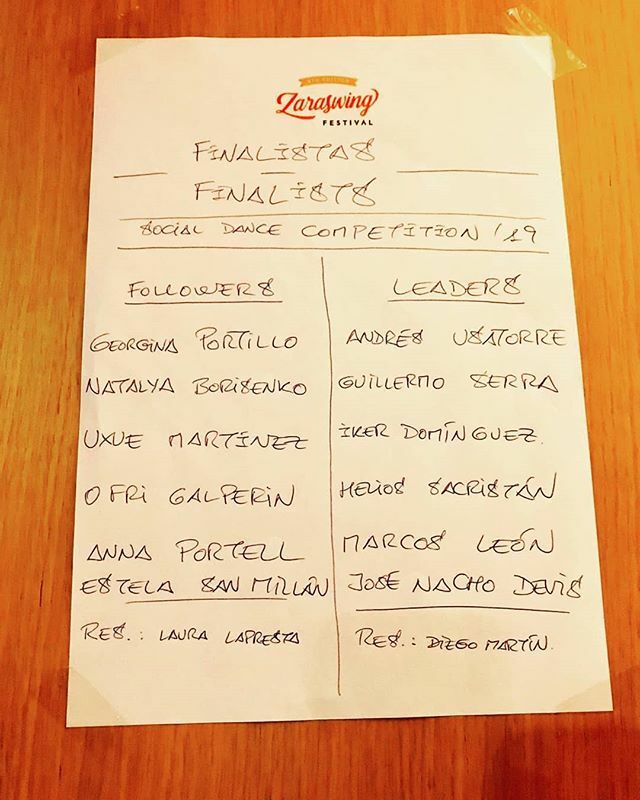BigKickPamplona's tweet photo. Finalistas en la Mix&Match Competition en @zaraswingfestival . @andresusatorre , @arch.borisenko , @helios_sacristan & @uxue.mo .
Uuueeeee!!! #competition #finalist #lindy #lindyhop #swing #festival #dancing #lindylife https://t.co/F7BSuzYYBW https://t.co/z4QRpYlcXB