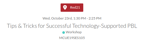 seanbowles8's tweet photo. So excited &amp; honored to be presenting with @shelpags at #MassCUE! Join us to discover some Tips &amp; Tricks for Successful Technology-Supported Project Based Learning (PBL). Let this collaborative workshop be the place to help your ideas evolve. @PBLWorks @dlangenhorst @DedhamMS https://t.co/g0D35FzGiN