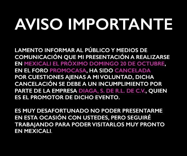 🚨 Aviso importante para el público de #Mexicali: