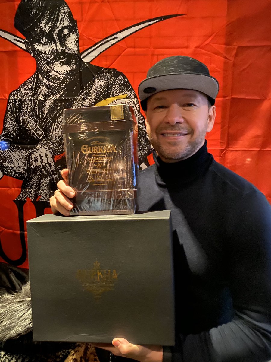 Eric B and Rakim (@ericbandrakim) on Twitter photo Special gift for <a href="/DonnieWahlberg/">Donnie Wahlberg</a> from @GurkhaCigars at @EricB’s <a href="/BlueBloods_CBS/">Blue Bloods</a> screening. <a href="/UncleLouie/">Louis “Uncle Louie” Gregory</a> <a href="/KaizadH/">Kaizad hansotia</a> #GurkhaNation Special gift for <a href="/DonnieWahlberg/">Donnie Wahlberg</a> from @GurkhaCigars at @EricB’s <a href="/BlueBloods_CBS/">Blue Bloods</a> screening. <a href="/UncleLouie/">Louis “Uncle Louie” Gregory</a> <a href="/KaizadH/">Kaizad hansotia</a> #GurkhaNation