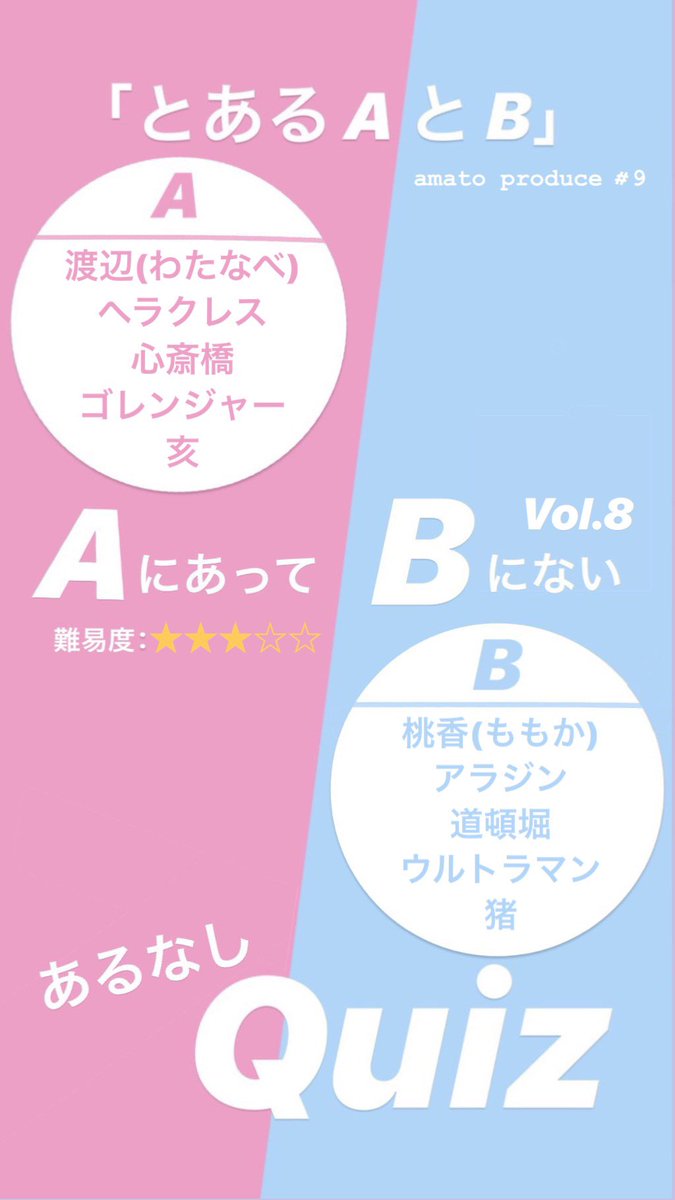 あるなしクイズ