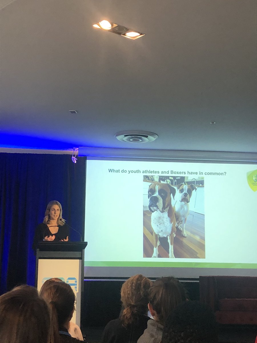 Performance Dietitians at <a href="/CricketAus/">Cricket Australia</a> are dog people. <a href="/ElizaFreney/">Eliza Freney</a> <a href="/michelle_cort/">Michelle Cort</a> <a href="/HelenDuongAPD/">Helen Duong</a> #notsportscience #justafunfact 🐩🐕🐶 #SDAConf19