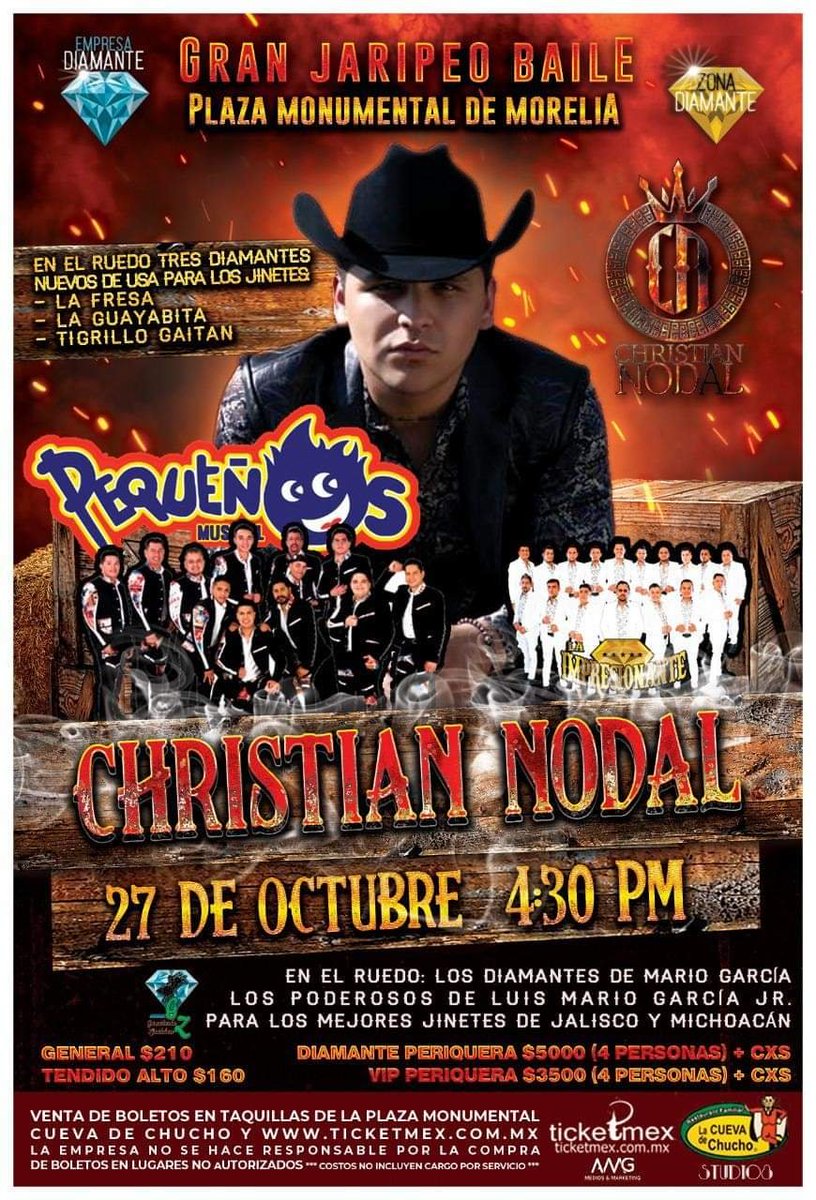 ClubDamelo's tweet photo. Tenemos una cita este proximo domingo 27 de octubre 2019
@PequenosMusical @elnodal 
#MoreliaMichoacan https://t.co/8g9EJIVtUu