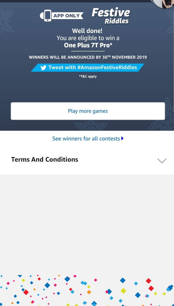 sethnipun's tweet photo. #AmazonFestiveRiddles 
Nipun9310287654 https://t.co/PqS12YM9XL