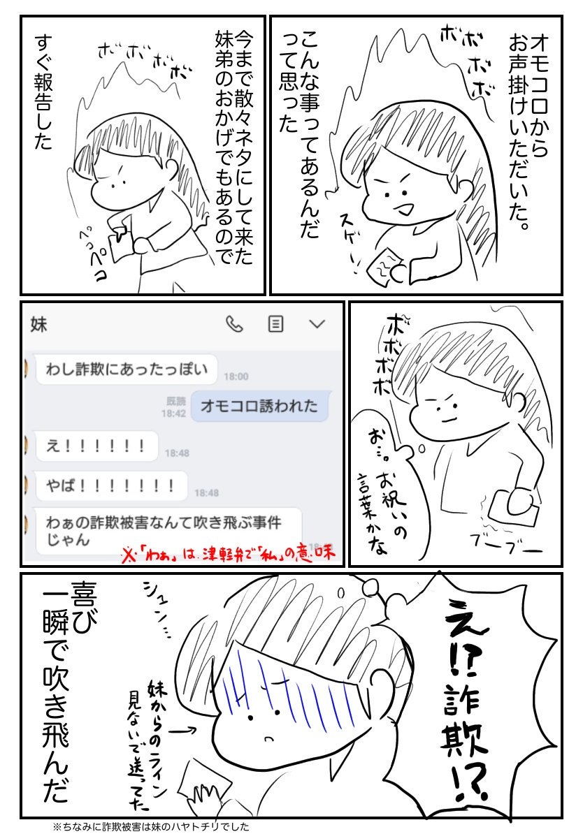 オモコロに誘われた日の事を漫画にしました。 