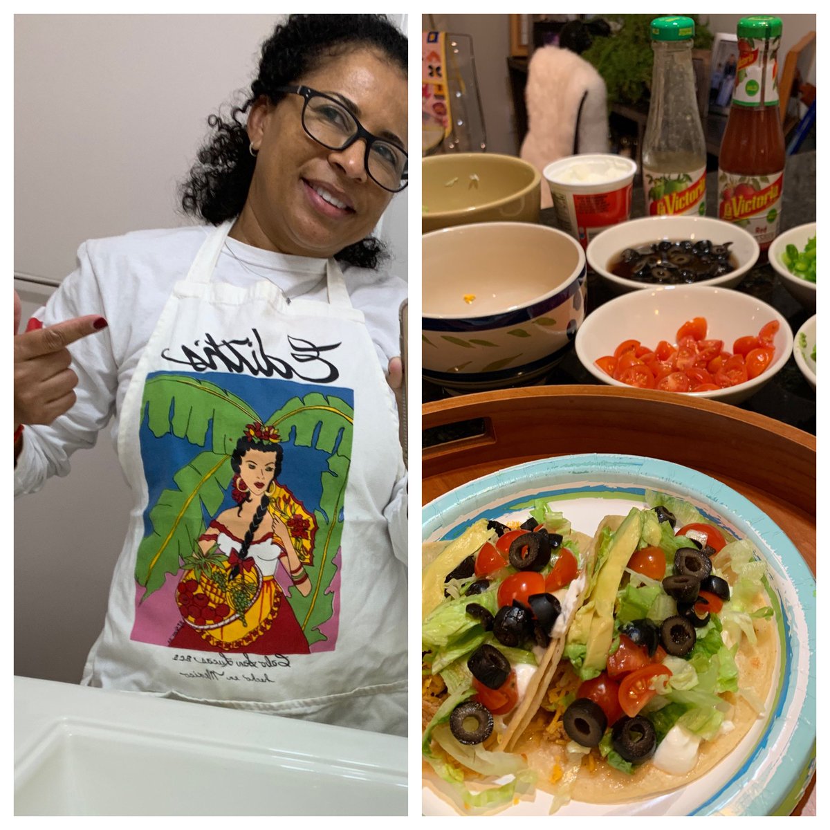 lisapowell101's tweet photo. 20 tacos for 5 boys. B4 they ate my son said โshhh...โ then blessed the food. 1 of his friends whoโs Dominican followed by saying grace en espaรฑol. At the end he said โbendice al cocinera bless the cook!โ Iโll roll with that! #bendicealcocinera #blessthecook #tacofriday ๐๐พ๐ฉ๐พโ๐ณ๐ฎ๐ฒ๐ฝ https://t.co/iQ7Lnv431E