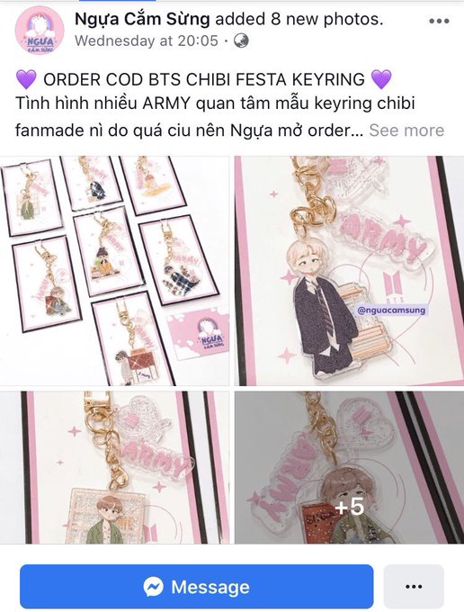⚠️I've NEVER ALLOWED ANYONE to take these fanart to make products.I used to try to text the Manufacturer but it didn't work. Now the inferior pirated products r shipped to many countries for online sale.I'm angry about this behavior.Plz don't buy this thing,thank u very much 