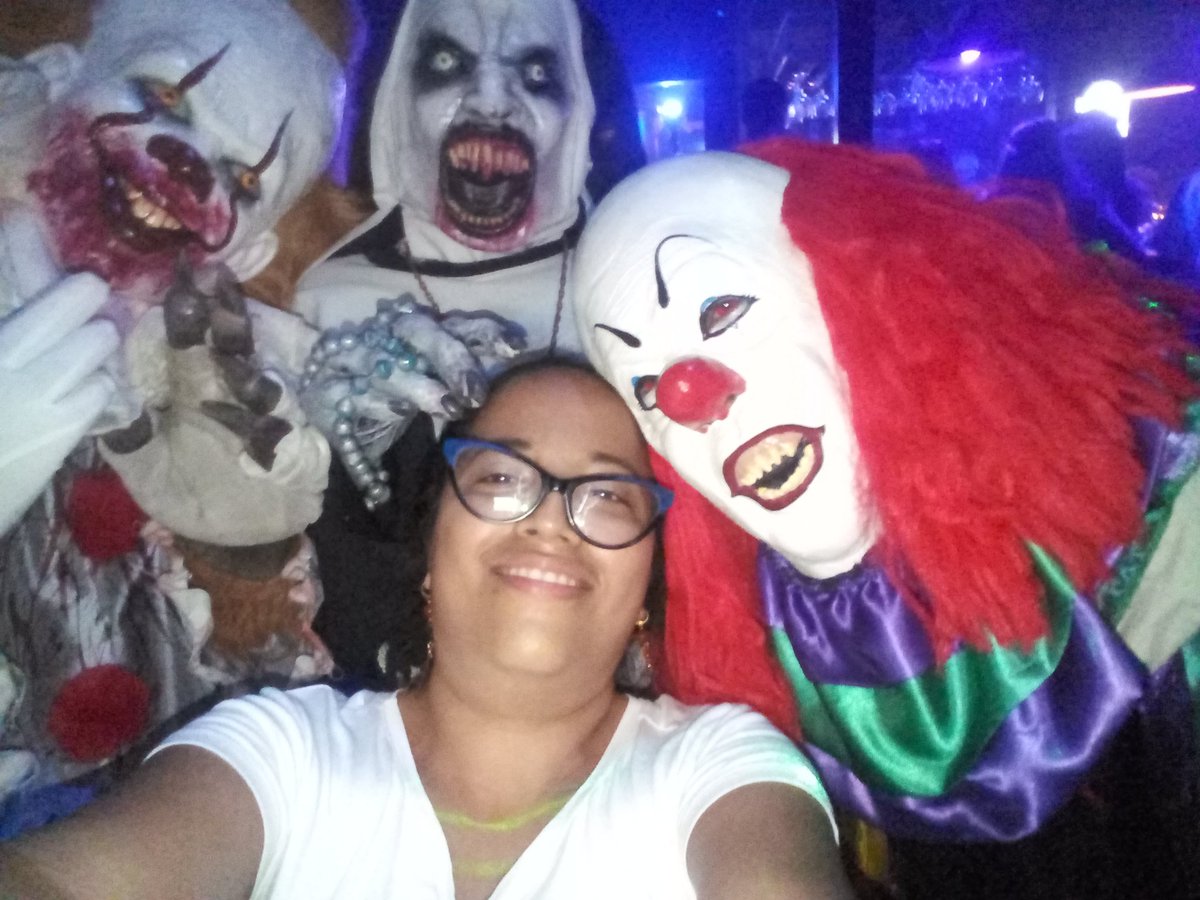 JenniferTrochez's tweet image. Cuando enfrentas tus miedos #HauntedFest @espacio1060