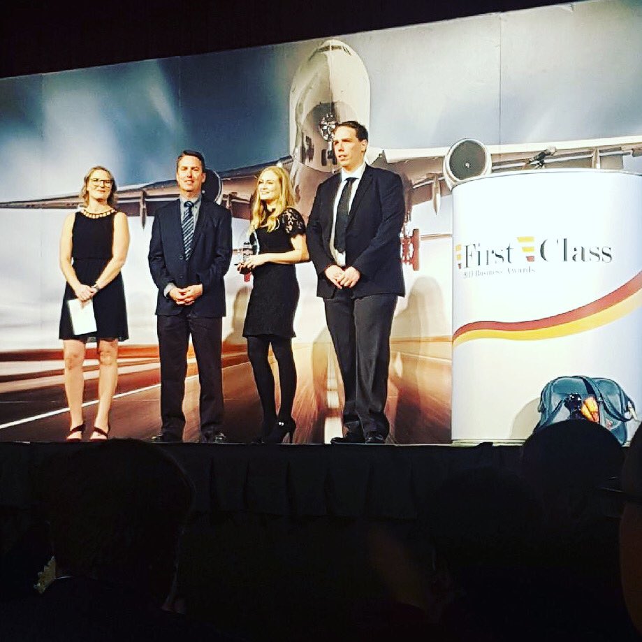 Congrats to <a href="/670Collective/">670 Collective</a> on winning the Community Attraction Award at the @mhdchamber awards this evening! We were excited to present the award on behalf of <a href="/StayMedicineHat/">Stay In Medicine Hat</a> 
#thishappenshere #medhat #mhbizawards